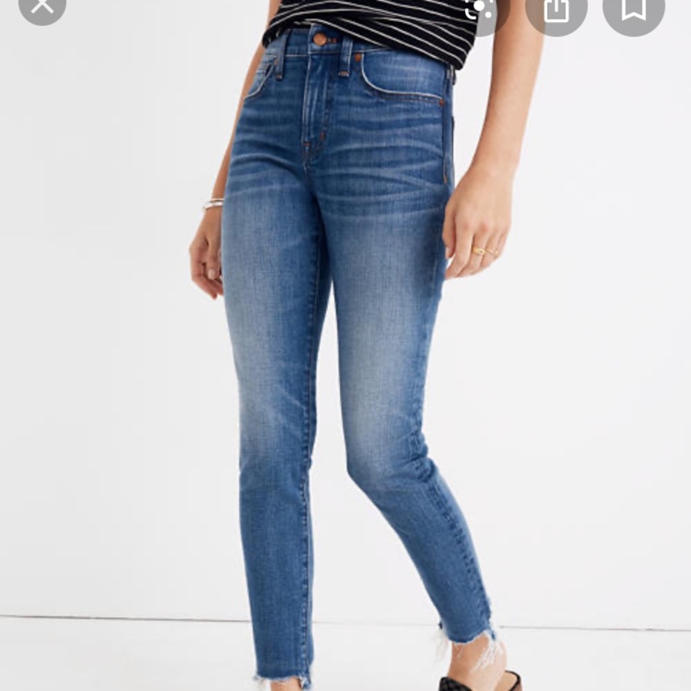 9 inch high rise skinny crop